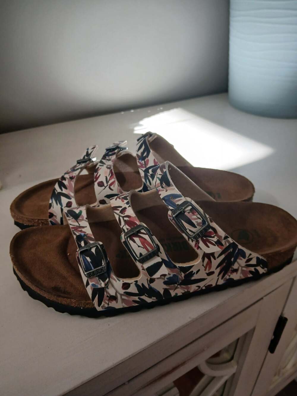 Birkenstock Florida Fresh three-strap sandal in the limited edition size 7